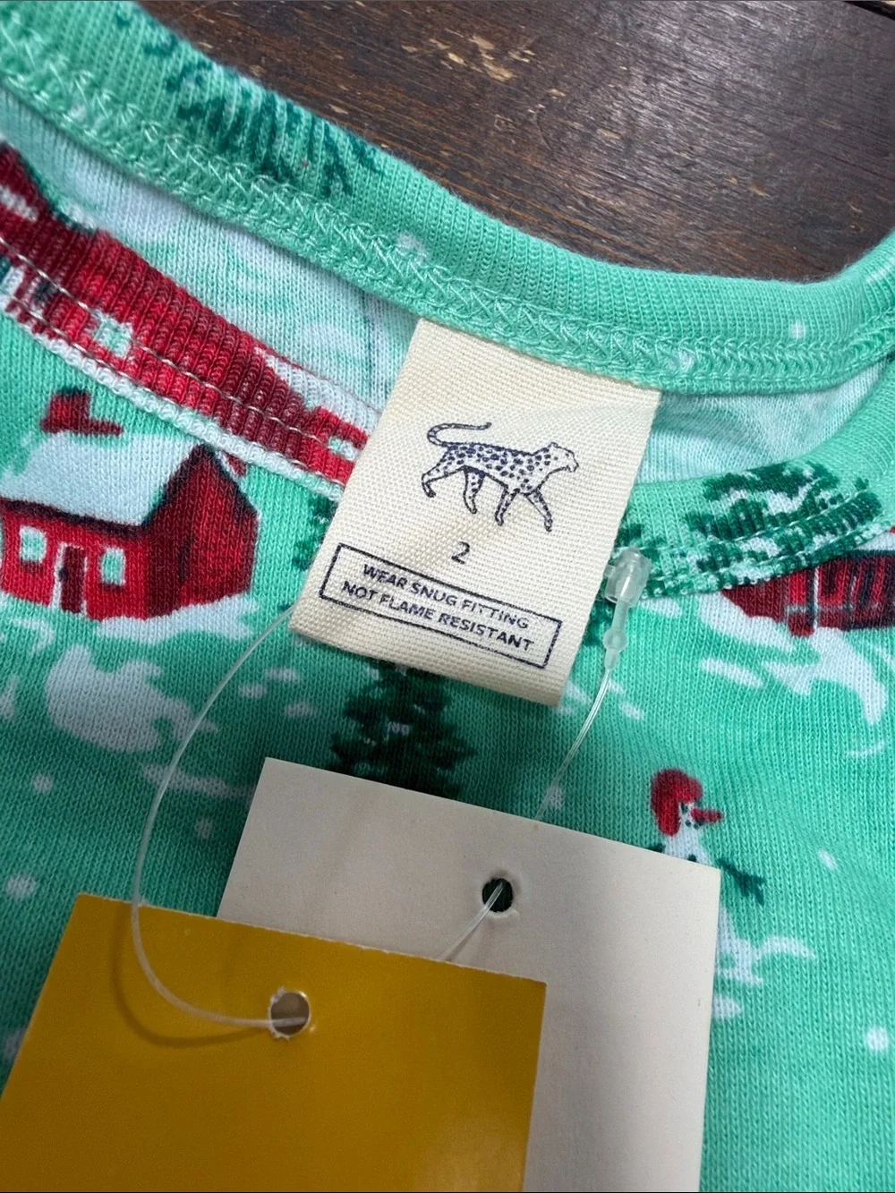 Kids Snuggle Fit Pajama Set - Winter Wonderland - Size 2